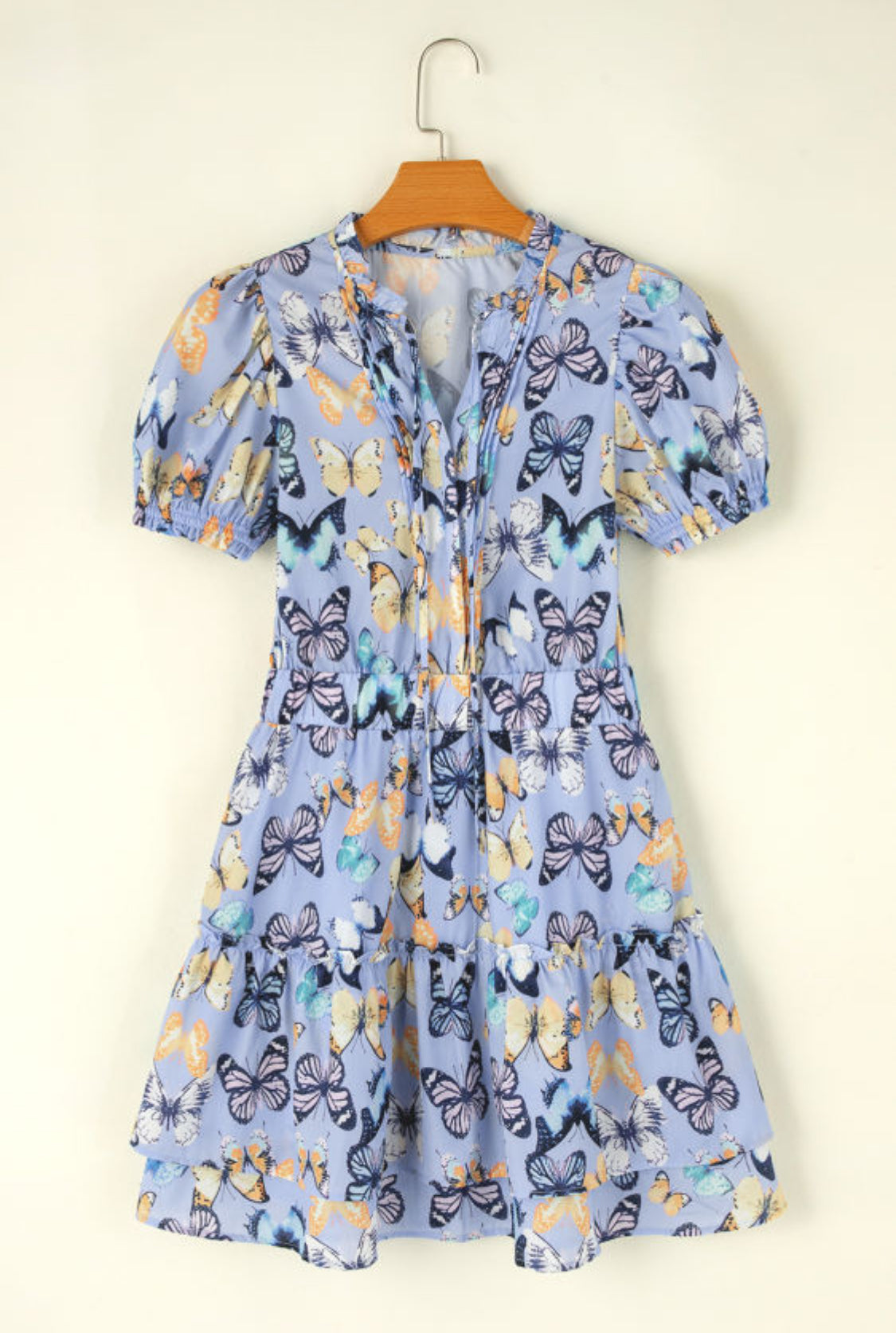 Butterfly ruffle dress