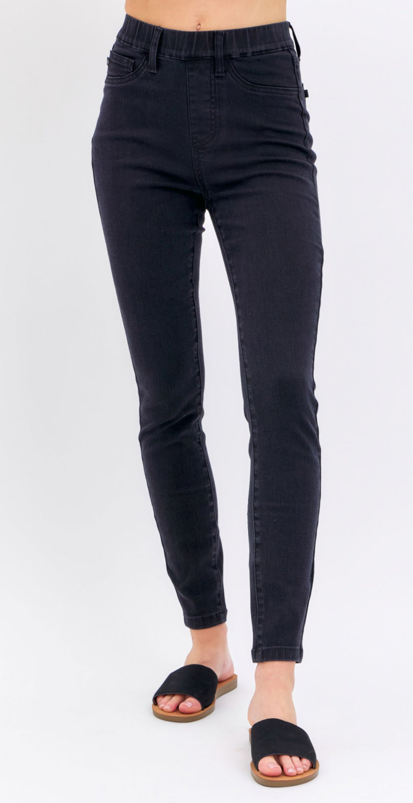 Judy Blue Pull On Shield Pockets Skinny