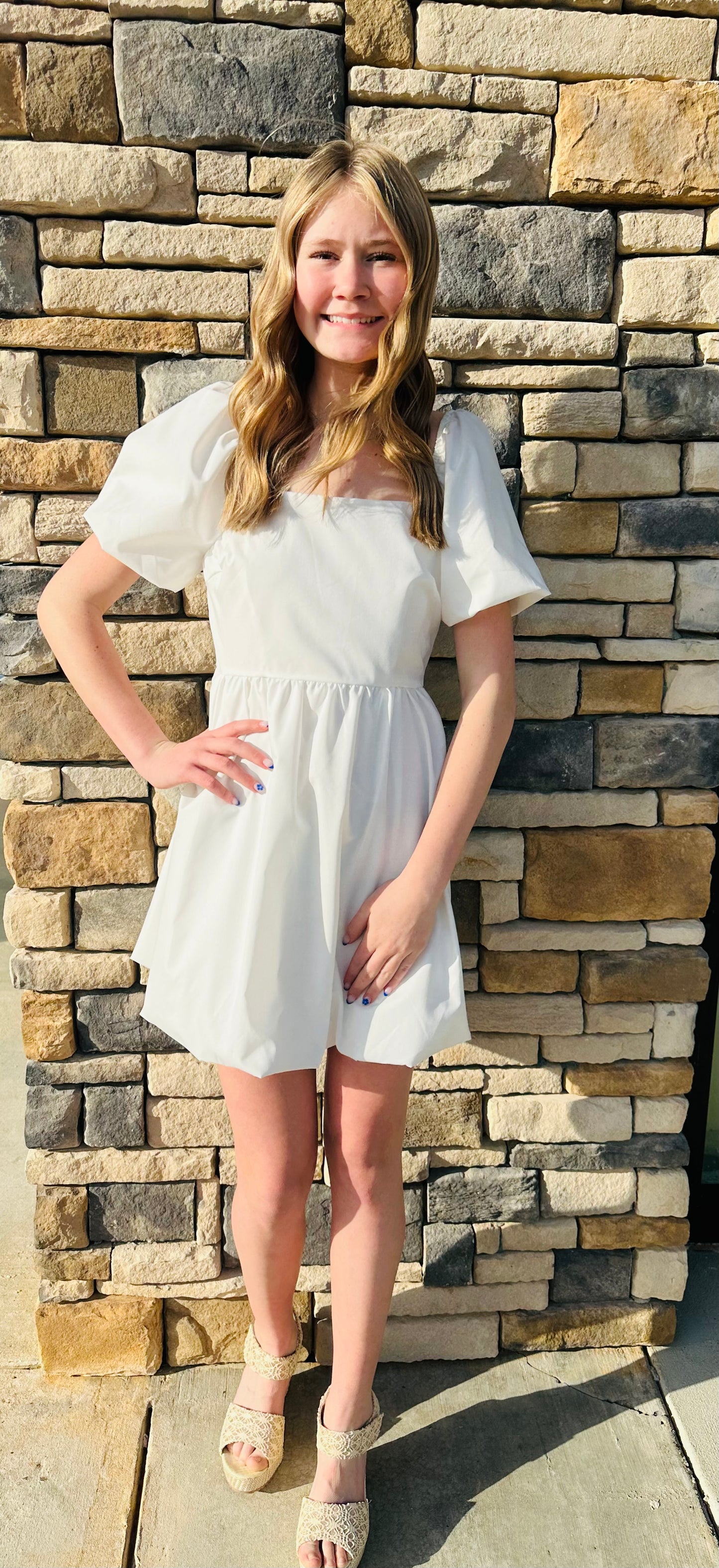 White dress