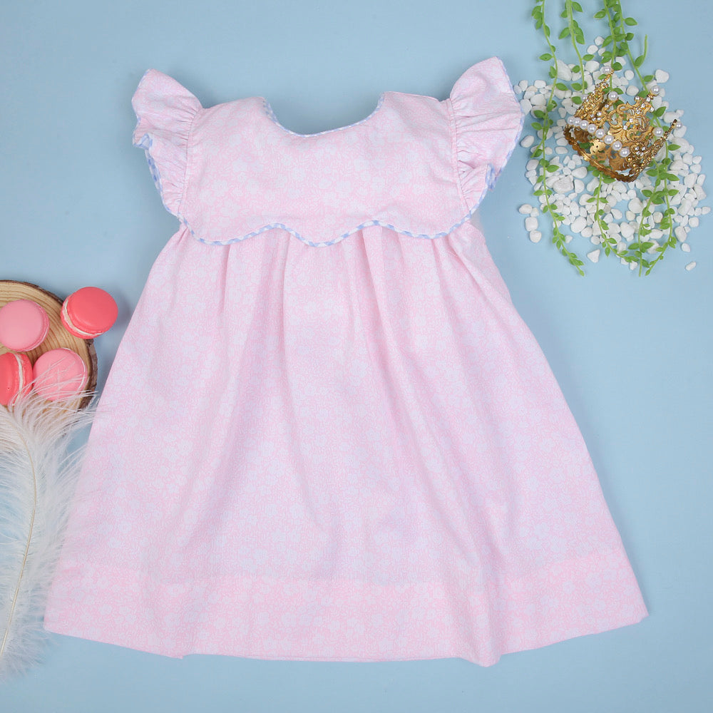 Pink floral dress