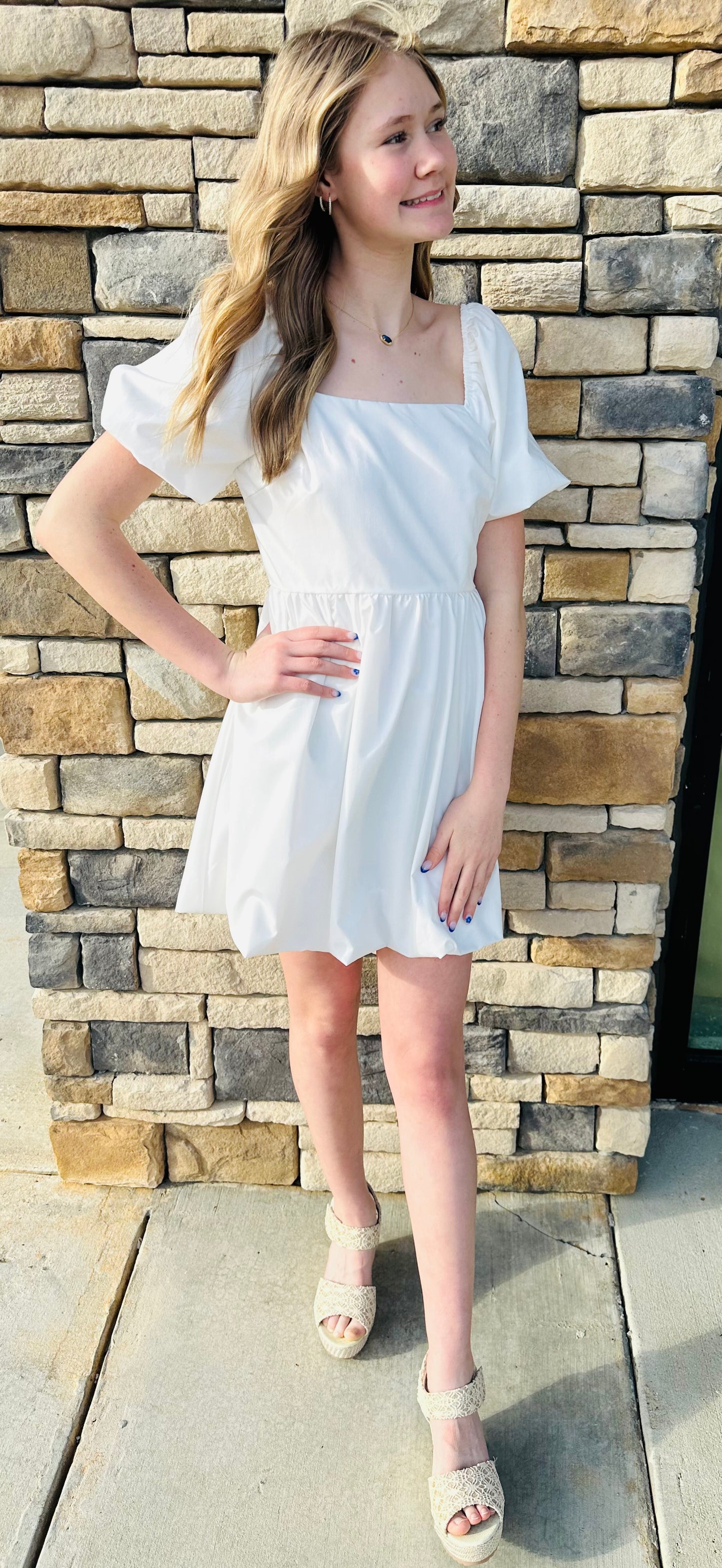 White dress