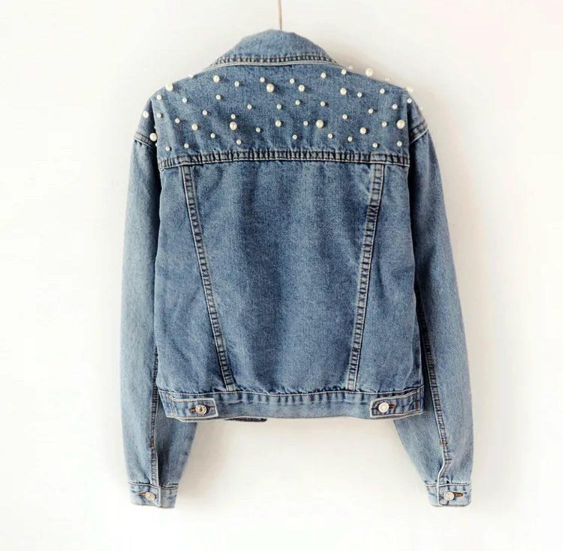 Pearls denim jackets
