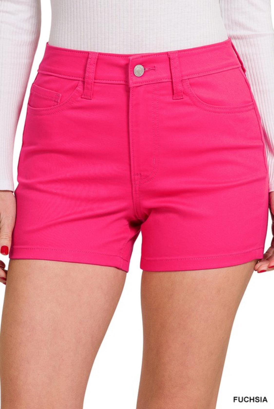 Zenana fuchsia short