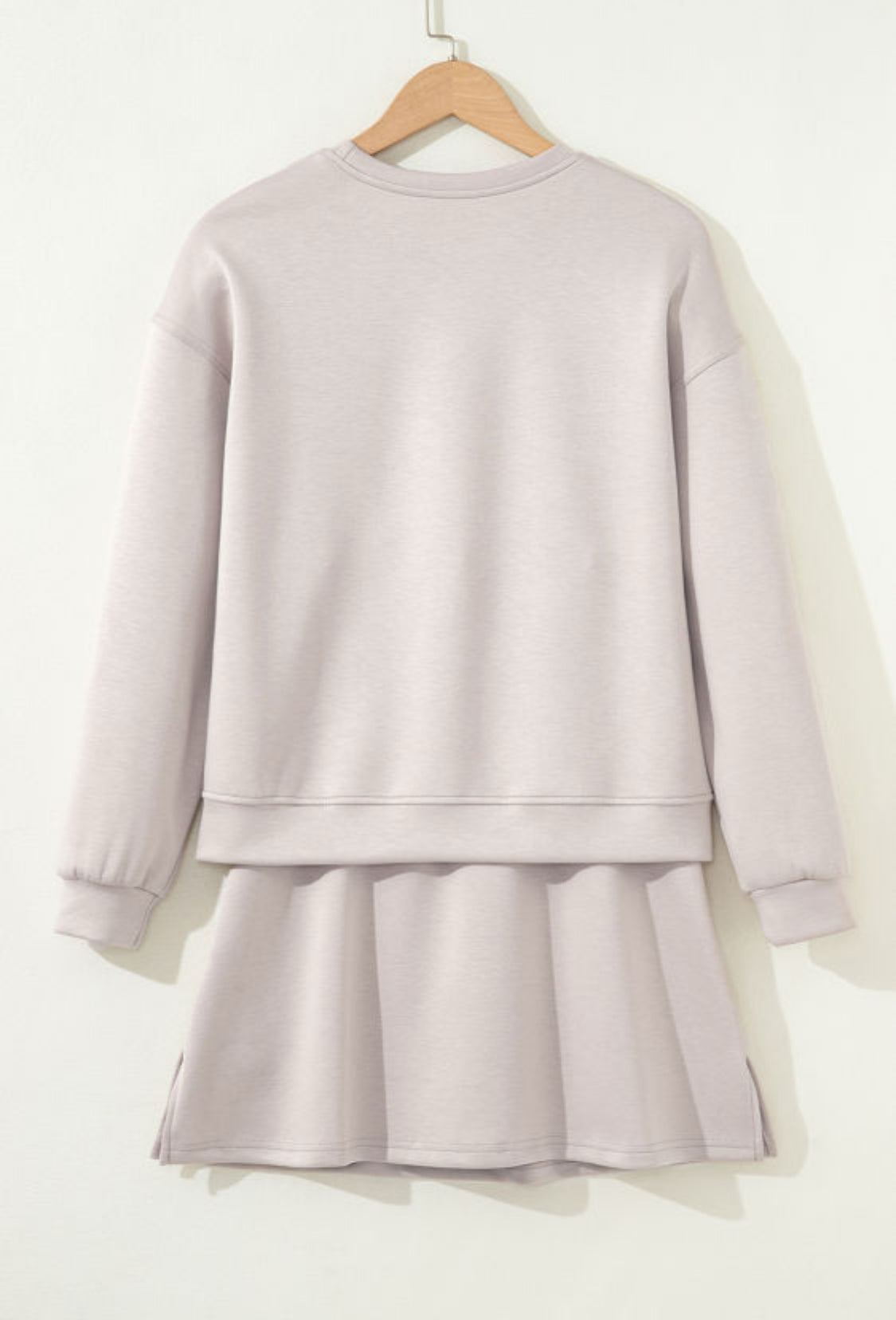 Light gray Skort set