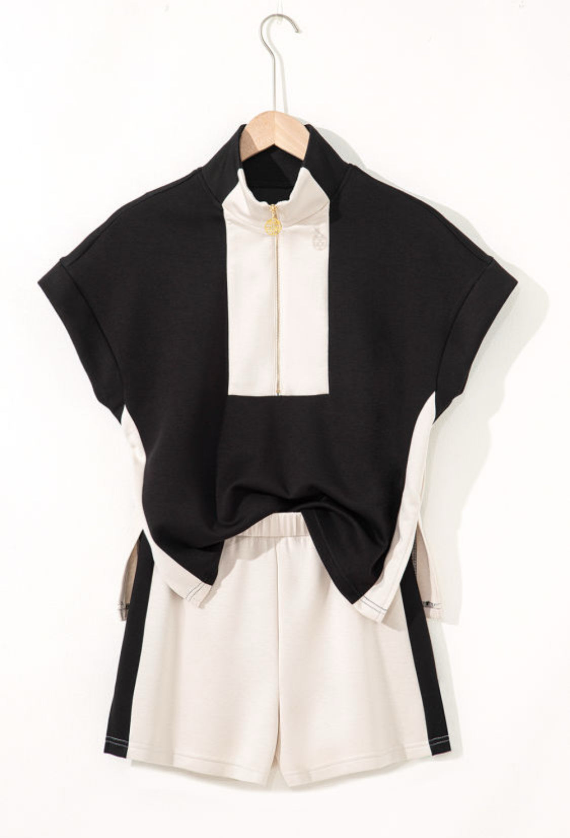 Black short set