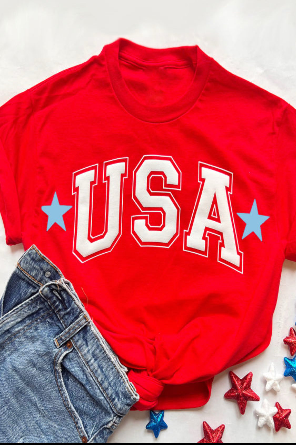 Red USA t-shirt