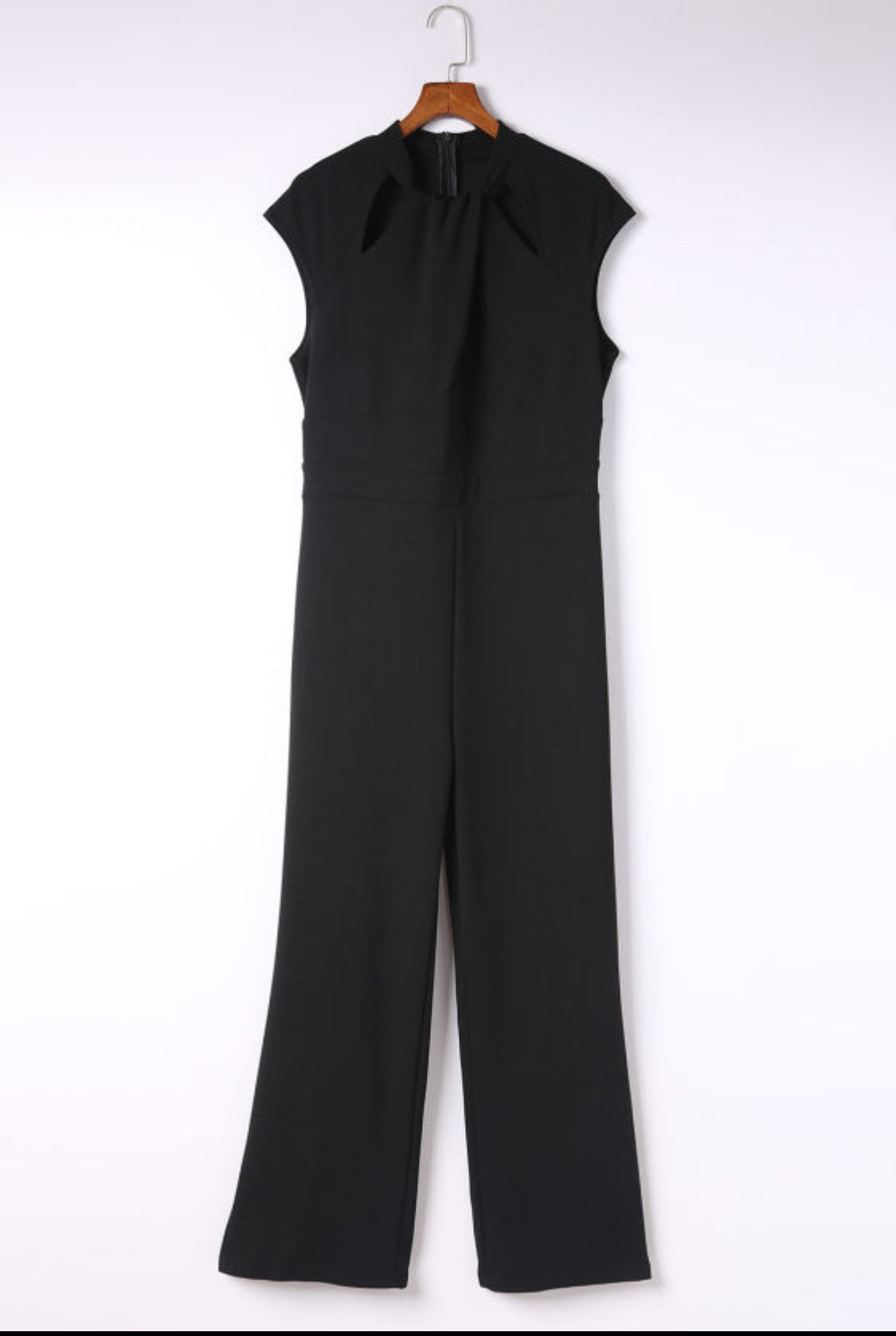 Black cut out jumpsuit