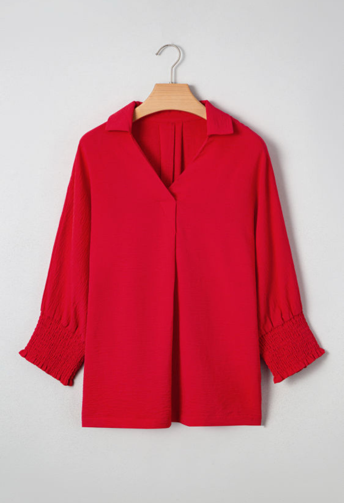 Red tunic top