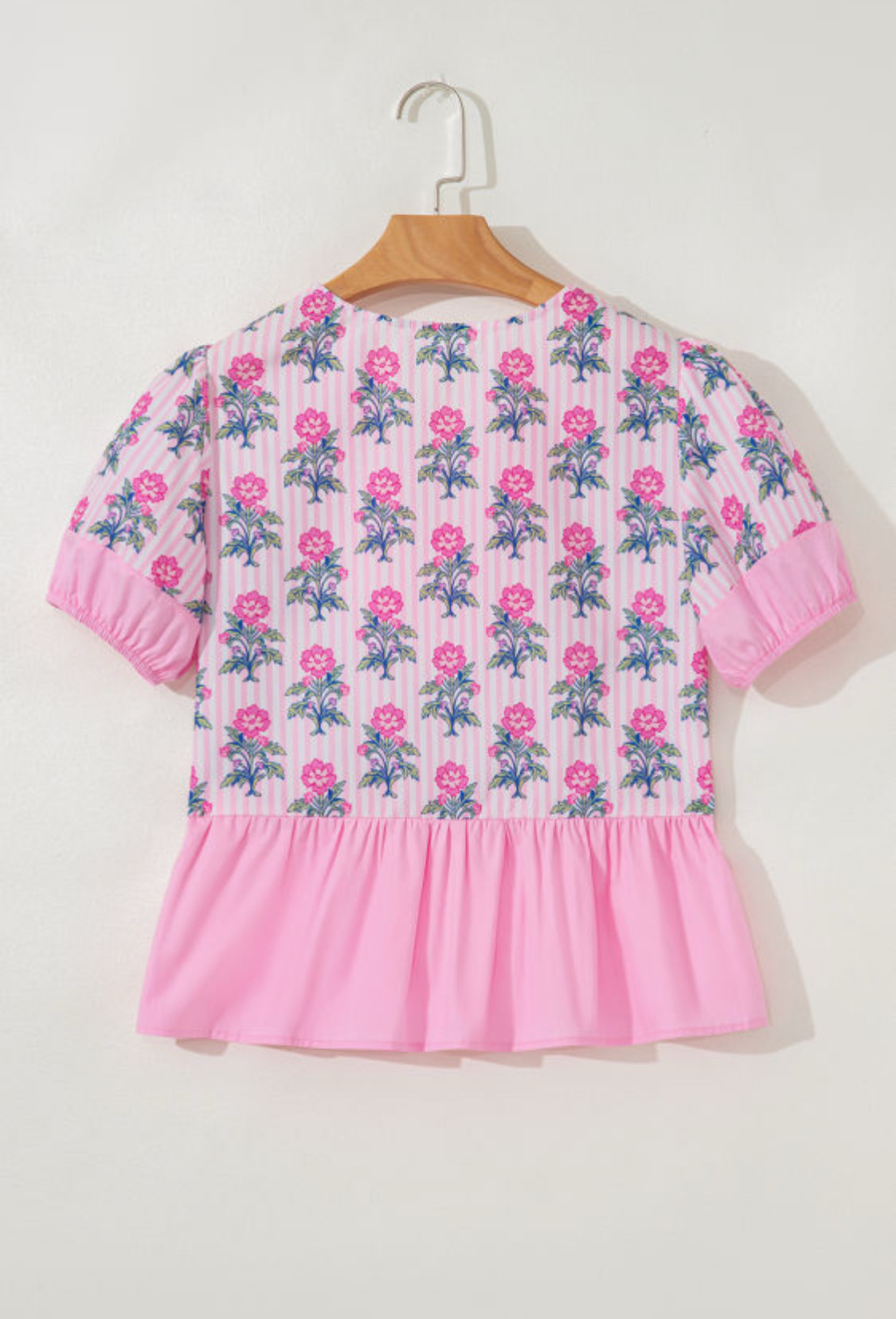 Pink floral top
