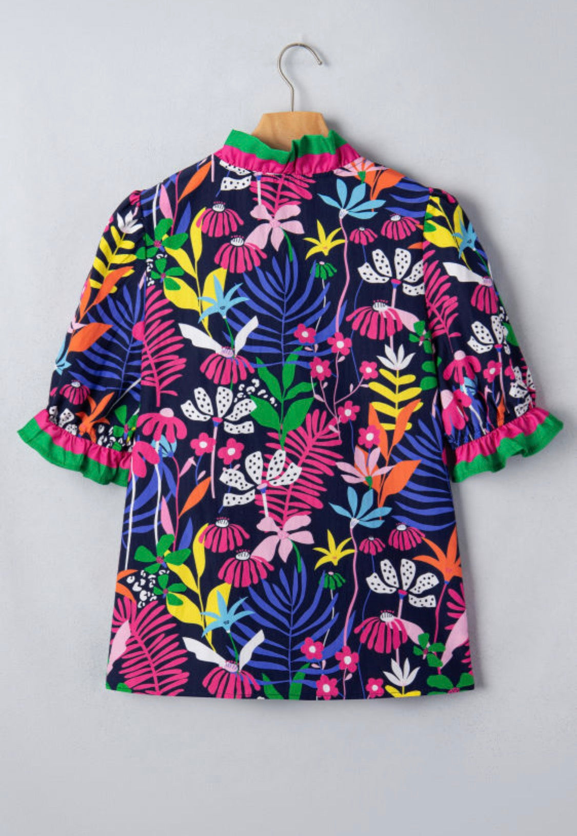 Multiple color floral top