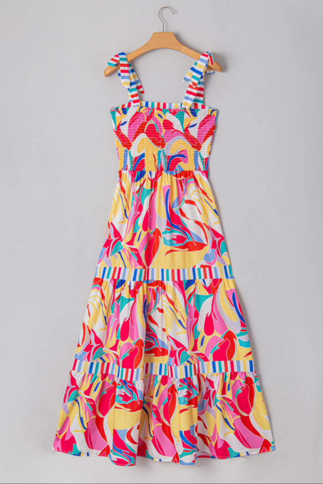 Multiple colors maxi dress