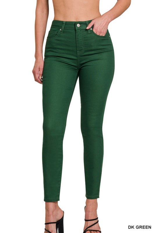 DK Green denim pants