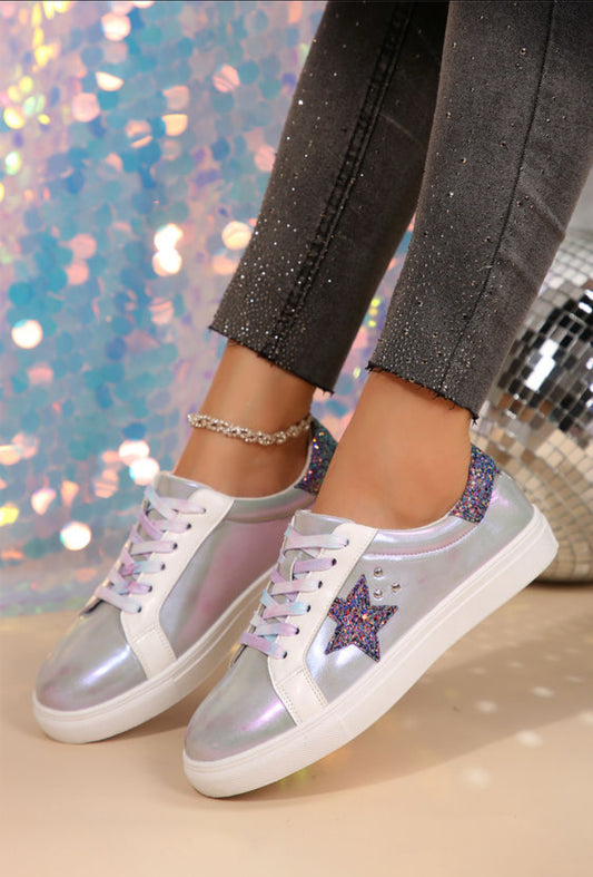 Glitter star casual shoes