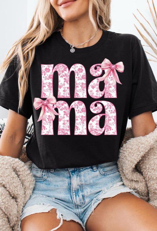 Floral mama t-shirt