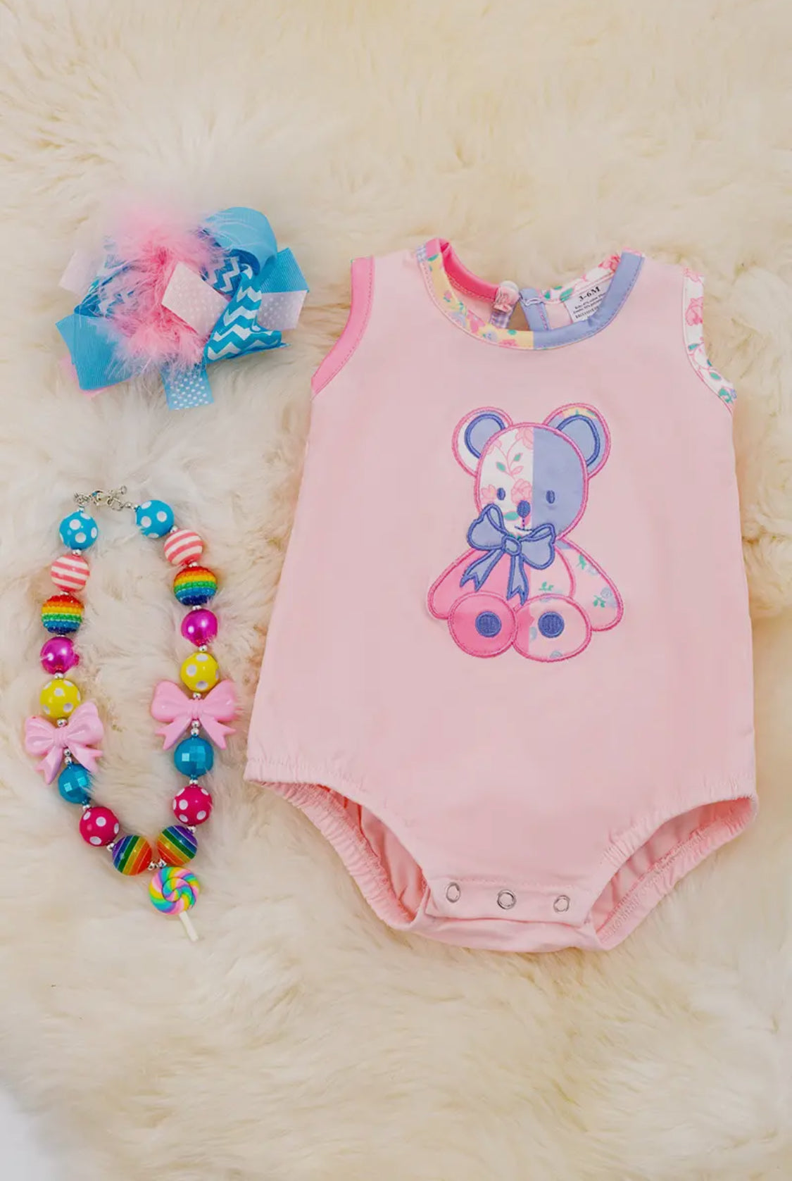 Baby teddy onesie