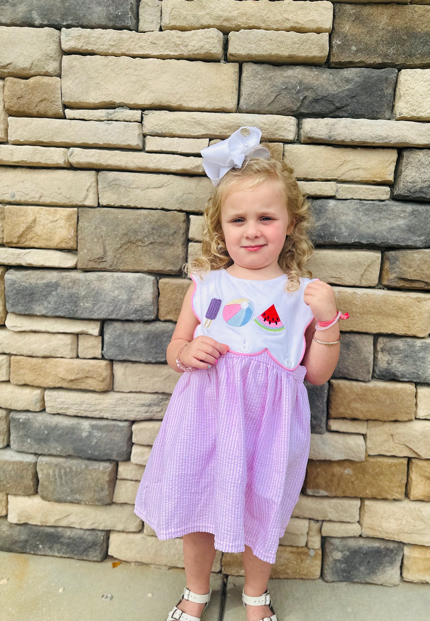 Watermelon dress.