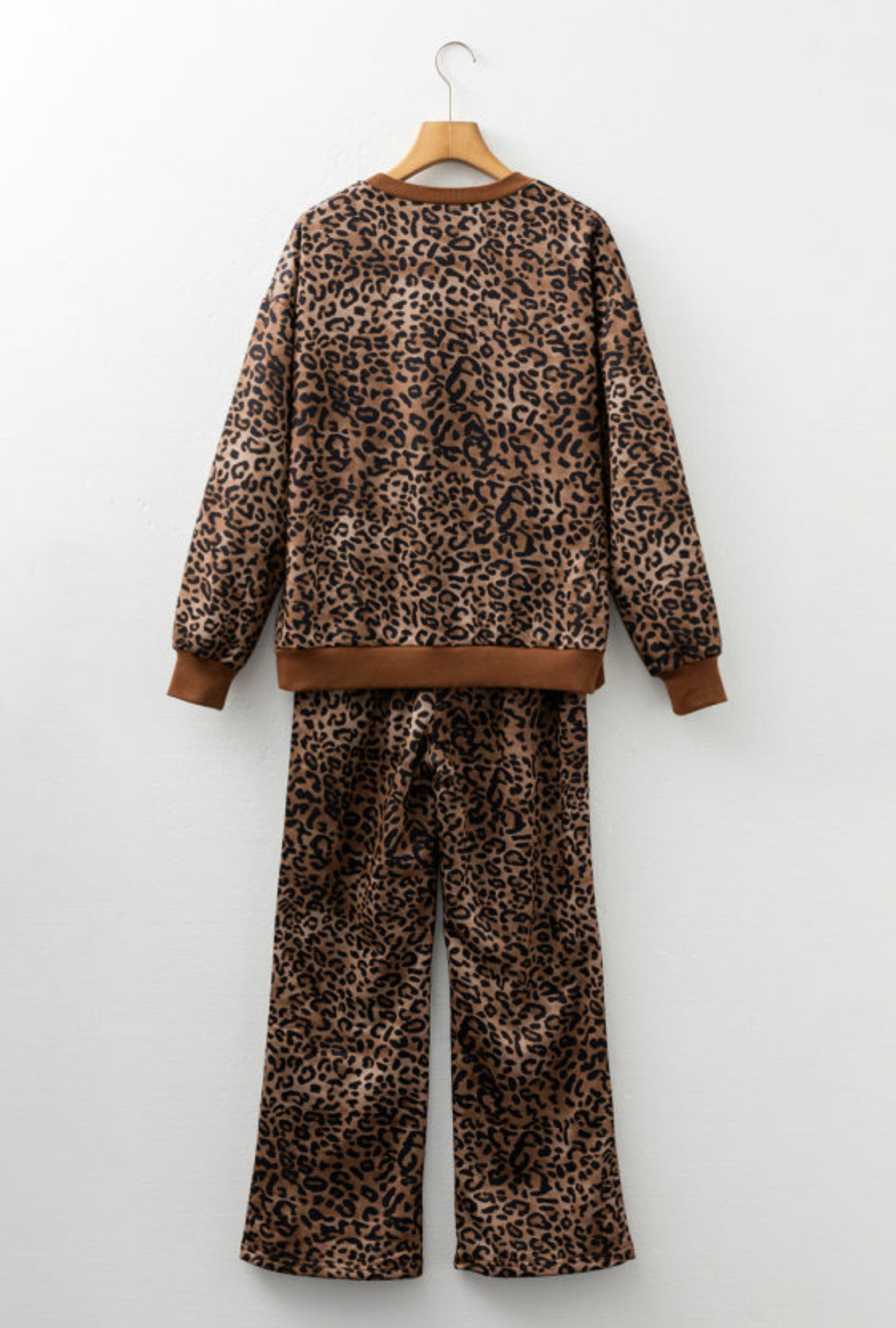 Leopard print pant set