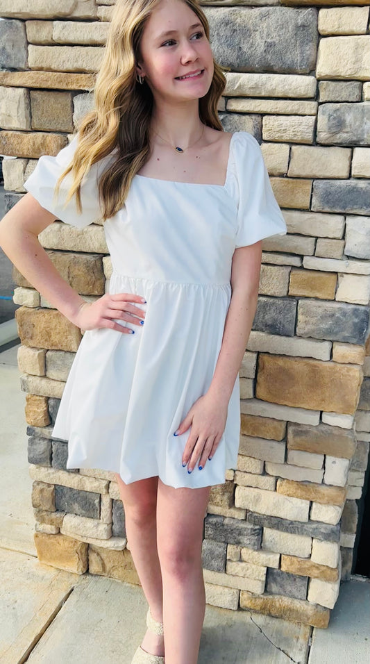 White dress