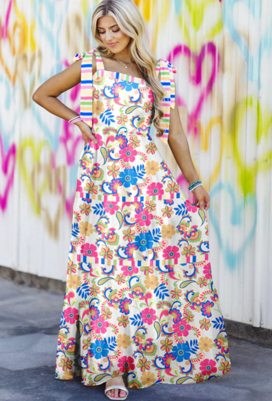 Floral maxi dress