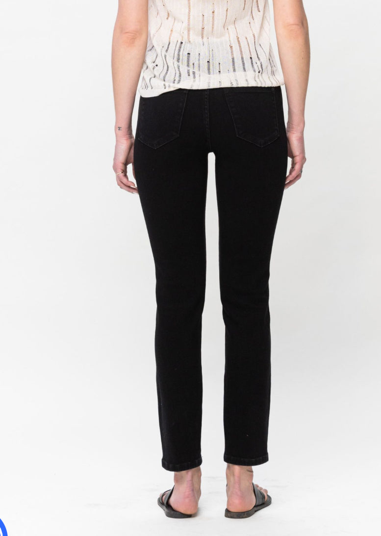 Judy Blue Mid-rise black slim fit jeans