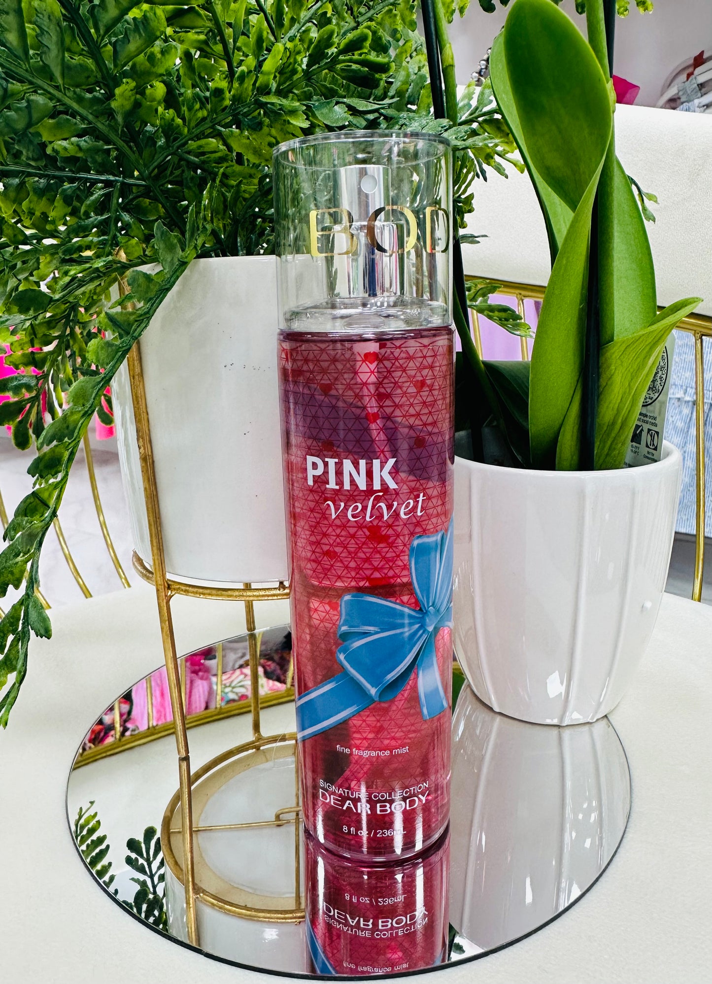 Pink velvet fine fragrance mist