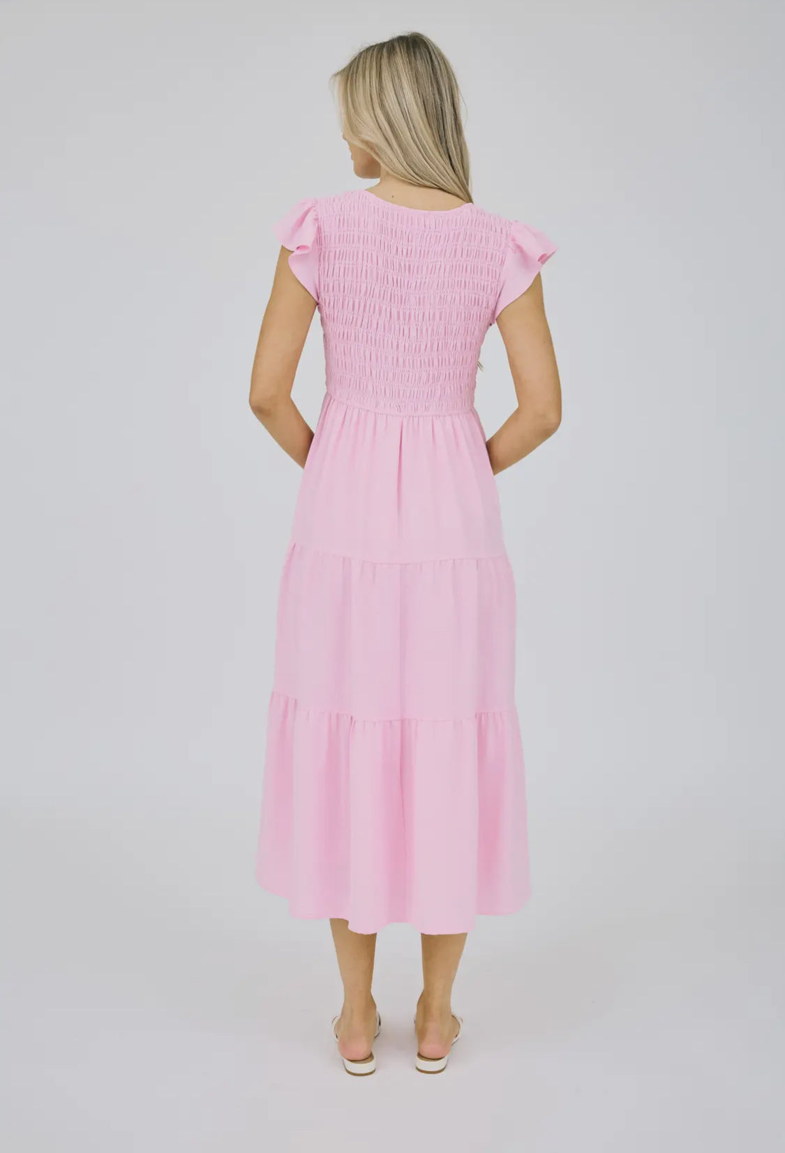 Pink maxi dress