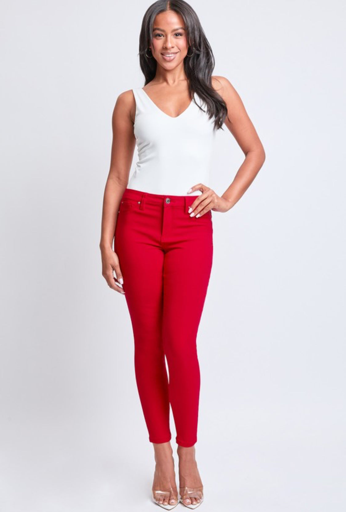 Hyperstretch Mid-Rise Skinny Jean