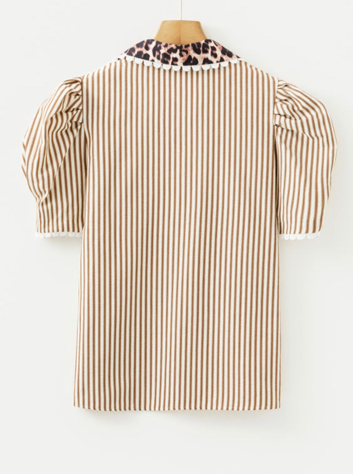 Brown striped top