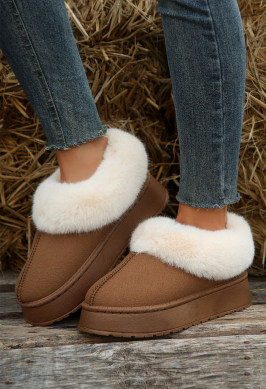 Thick sole flat boots