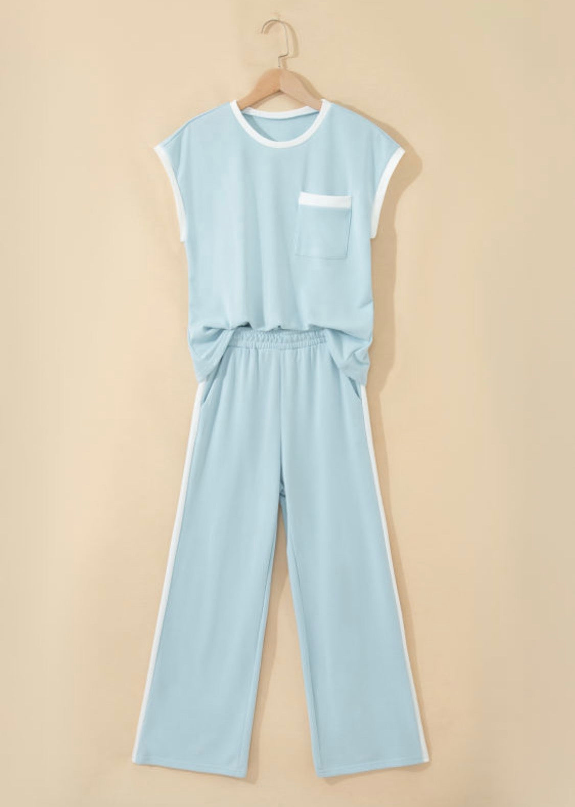 Blue pant set