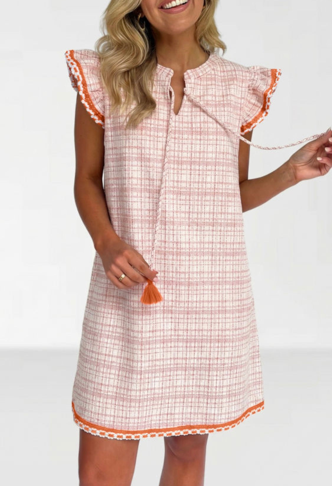 Jacquard texture dress