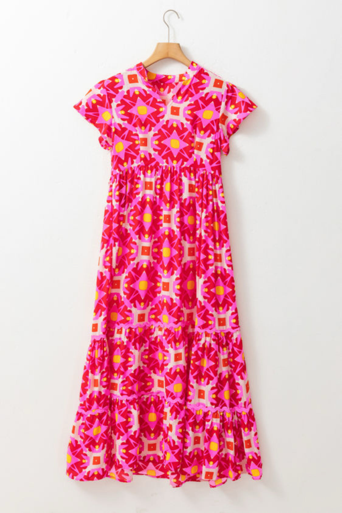 Pink maxi dress