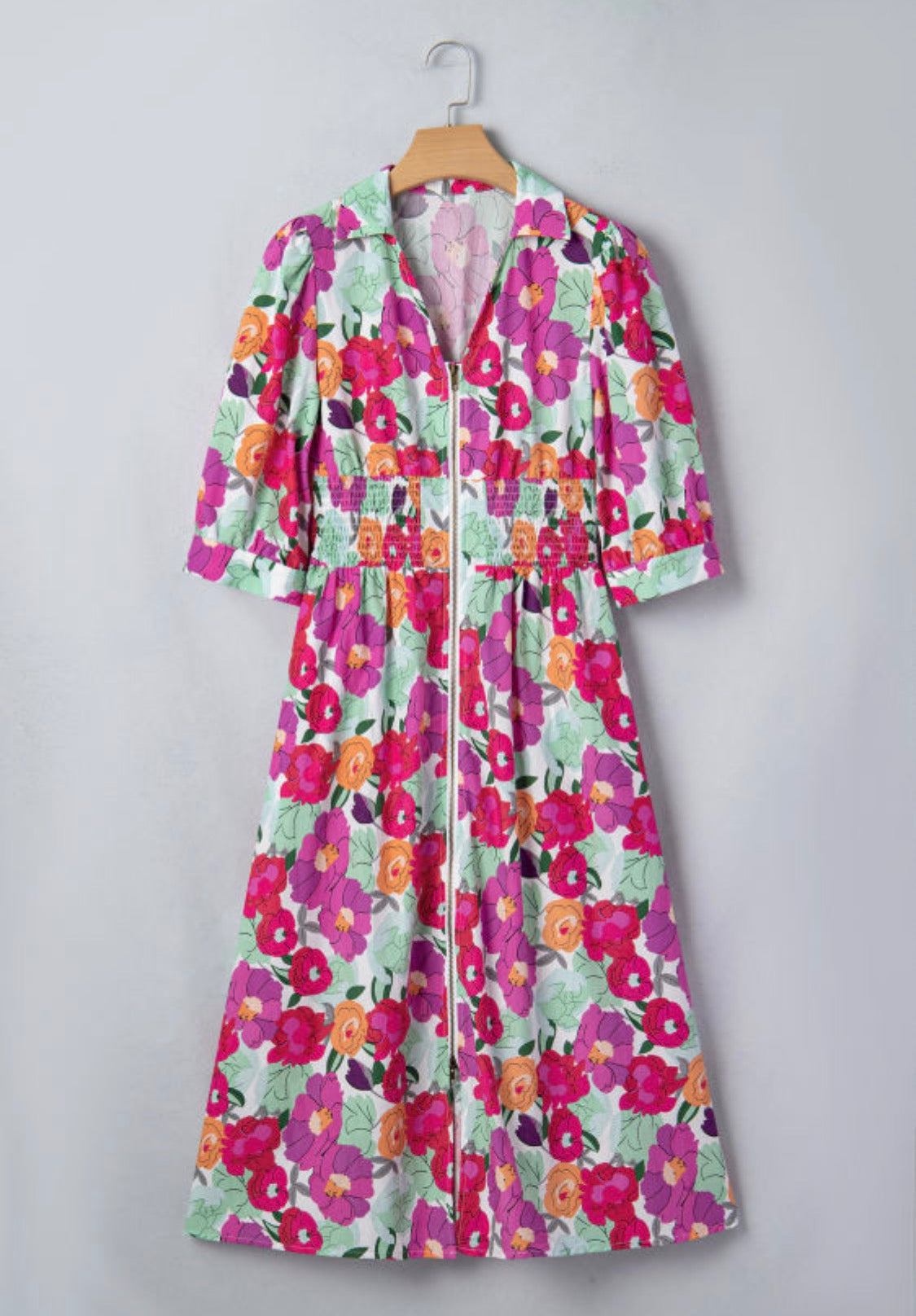 Floral midi dress