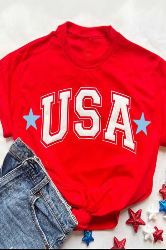 Red USA t-shirt