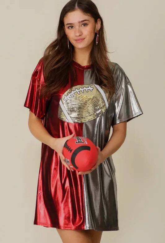 Game day t-shirt dress