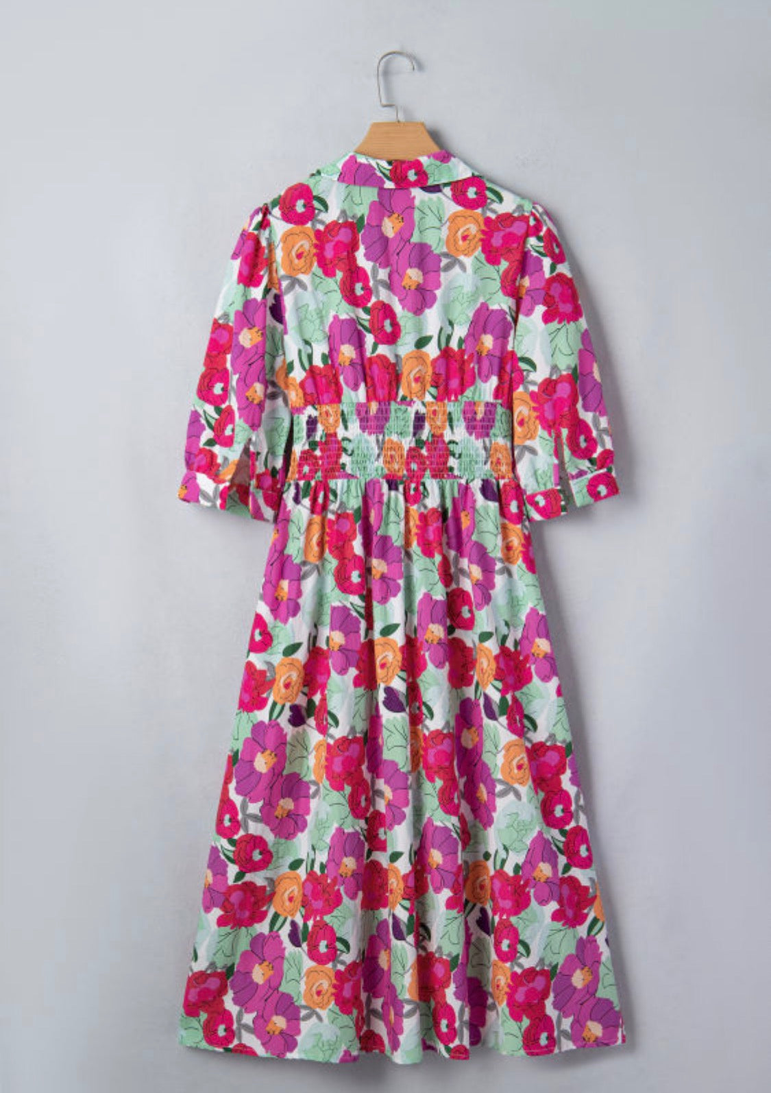 Floral midi dress