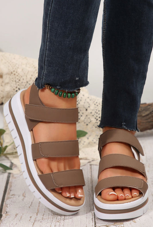 Flatform sandals