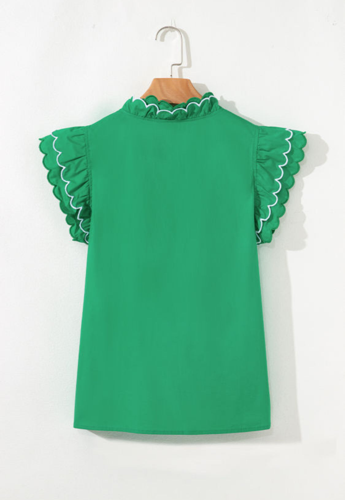 Bright green top