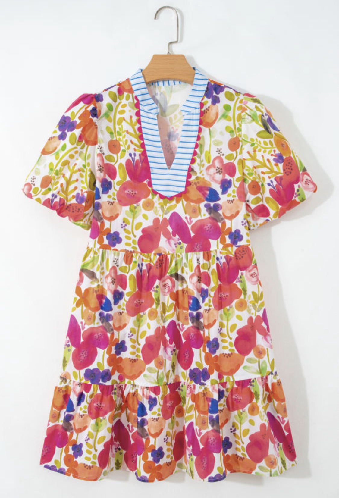 Bright multicolored dress