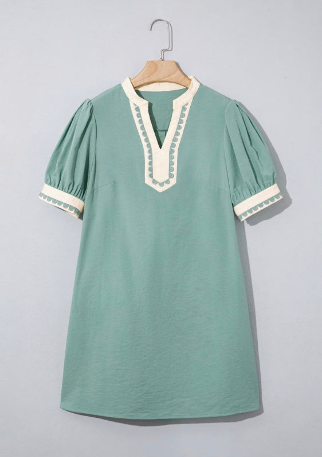 Sage green dress