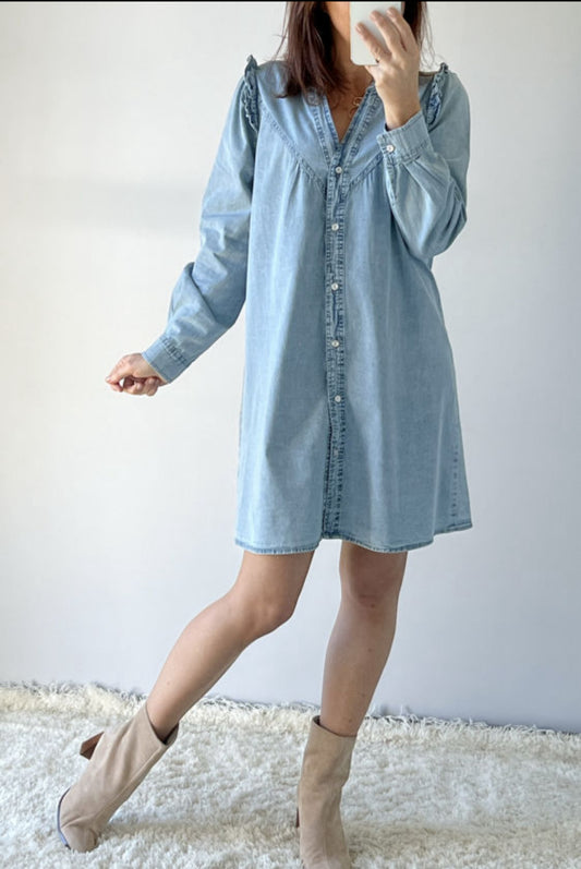 Denim dress