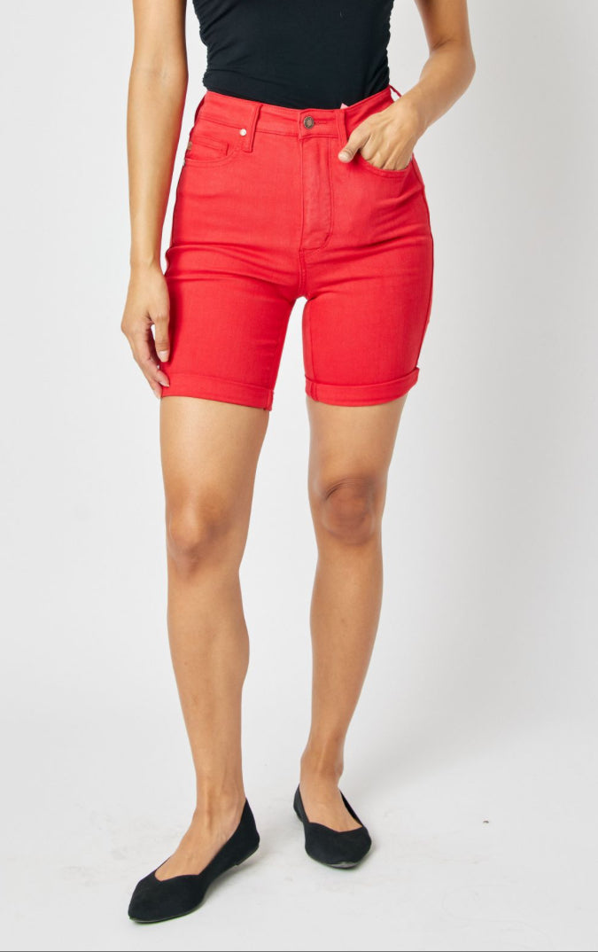 Judy Blue high waist tummy control bermuda shorts