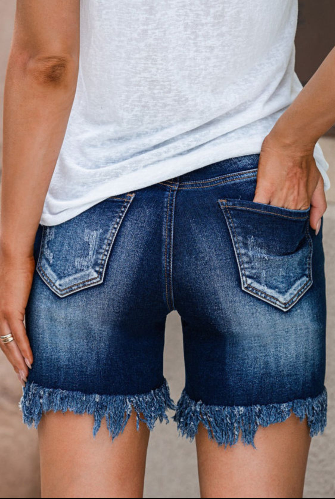 Dark blue Jean short