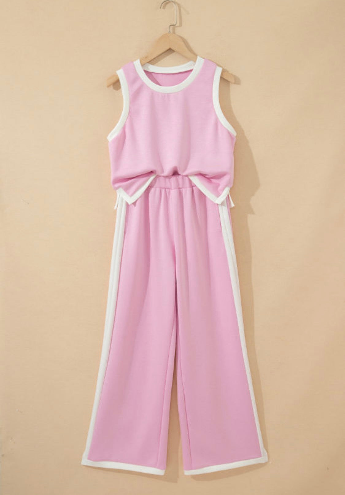 Pink pant set