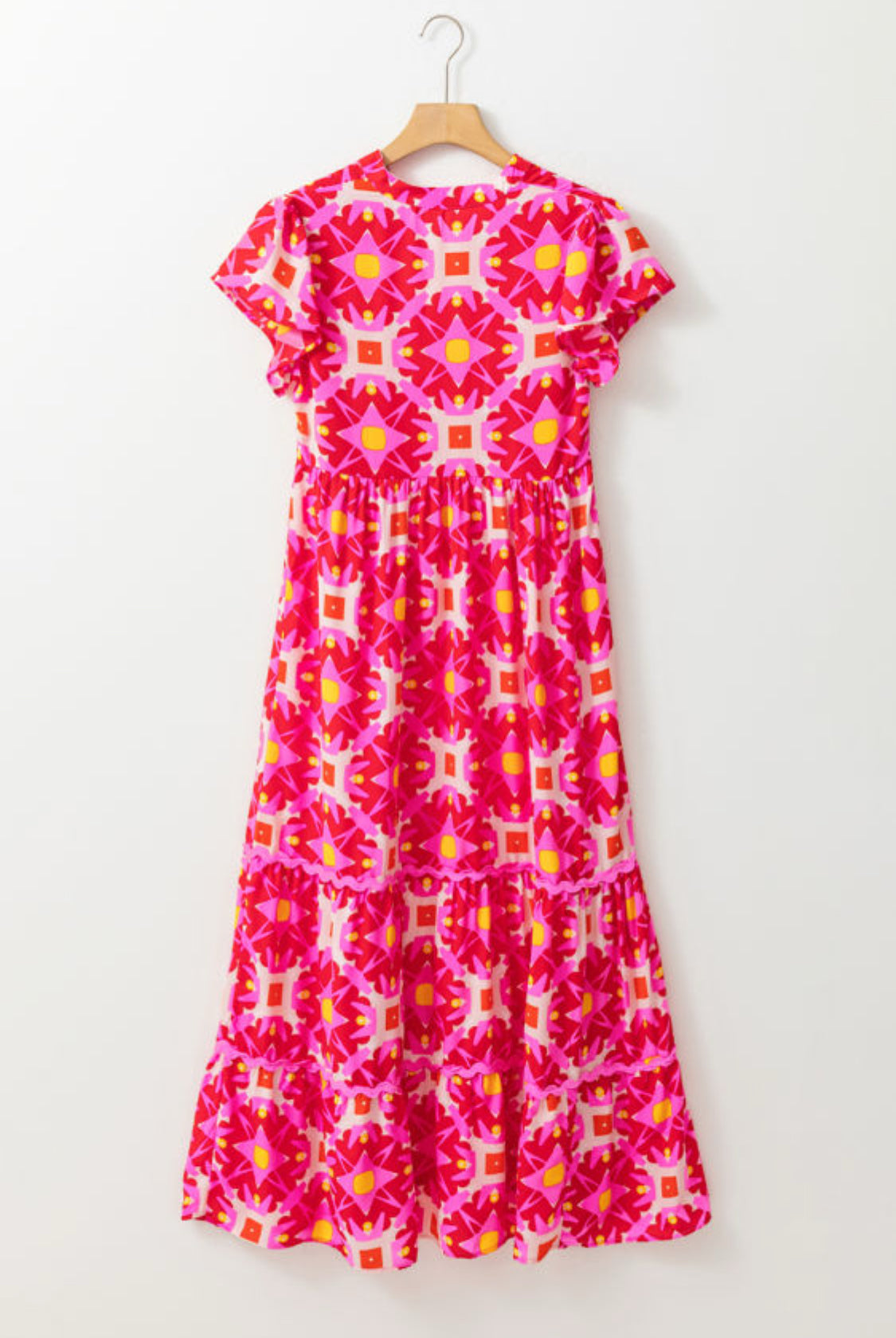 Pink maxi dress