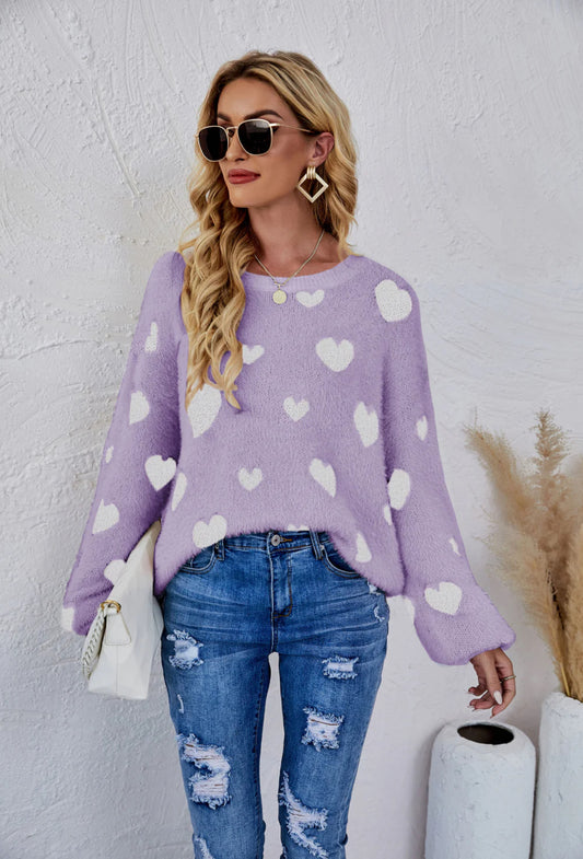 Purple Heart sweater