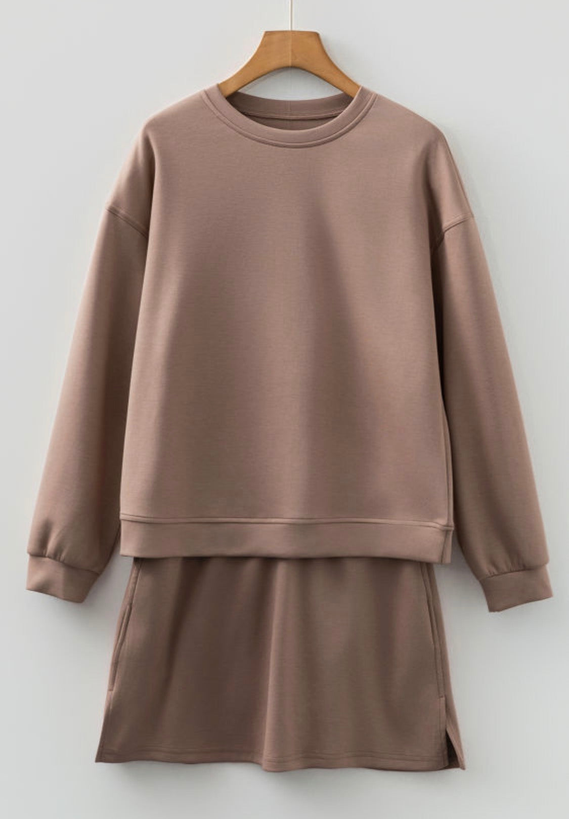 Coffee skirt set