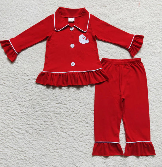Girl red pajama