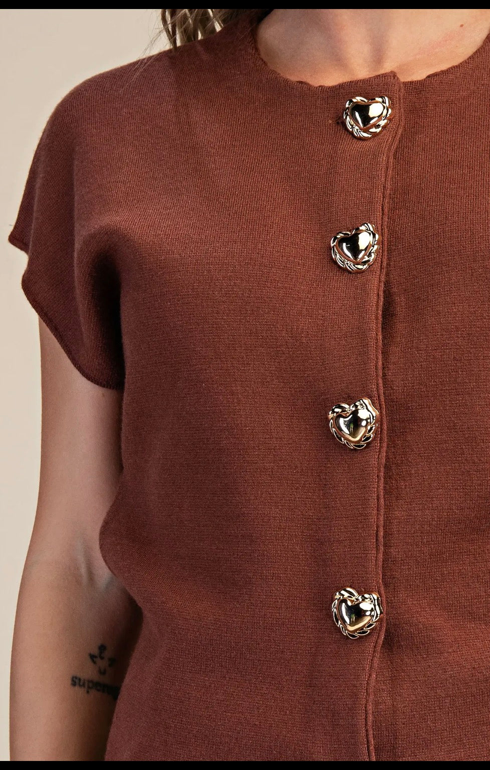 Brown sweater