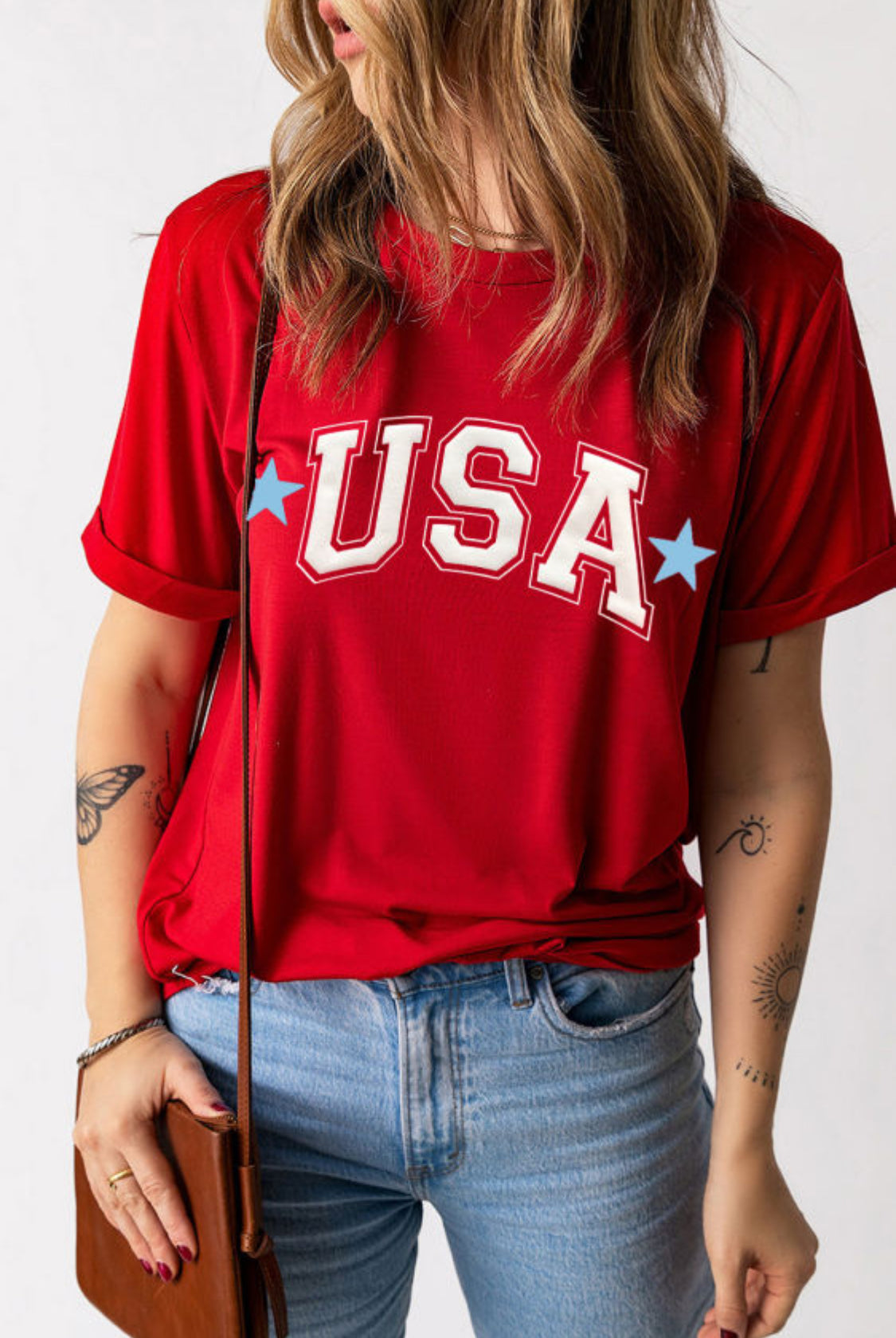 Red USA t-shirt
